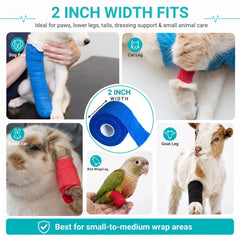 Pack of SCICOFIX Vet Wrap rolls, showing 6 rolls