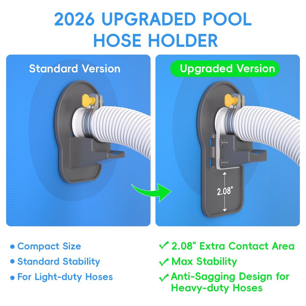 Pack of SHAPON swimming pool hose supports with zip ties