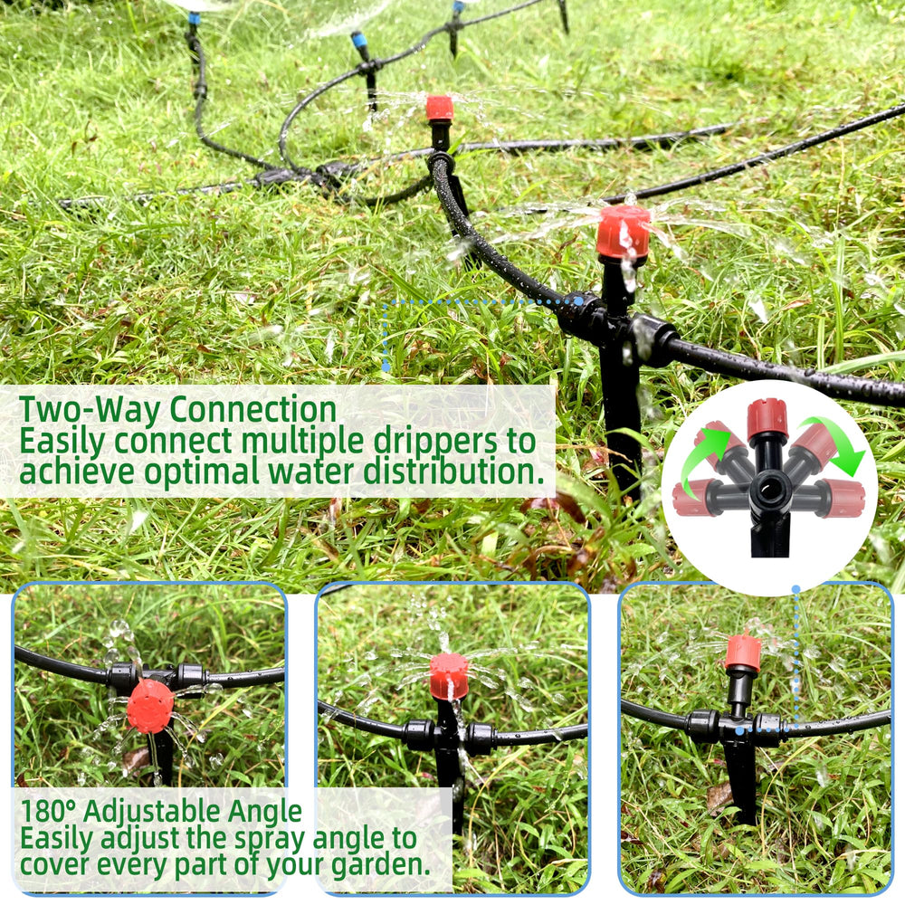 Pack of Spalolen 20PCS drip irrigation emitters on table