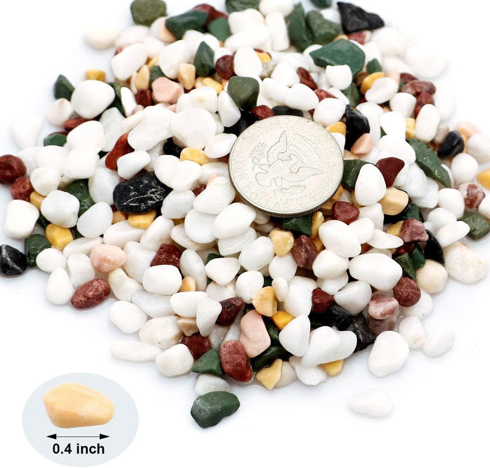 Pack of TOYPOPOR 2.2lbs decorative pebbles
