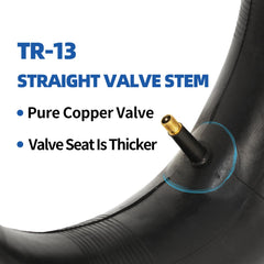 Pack of two GICOOL 16x6.50-8 inner tubes