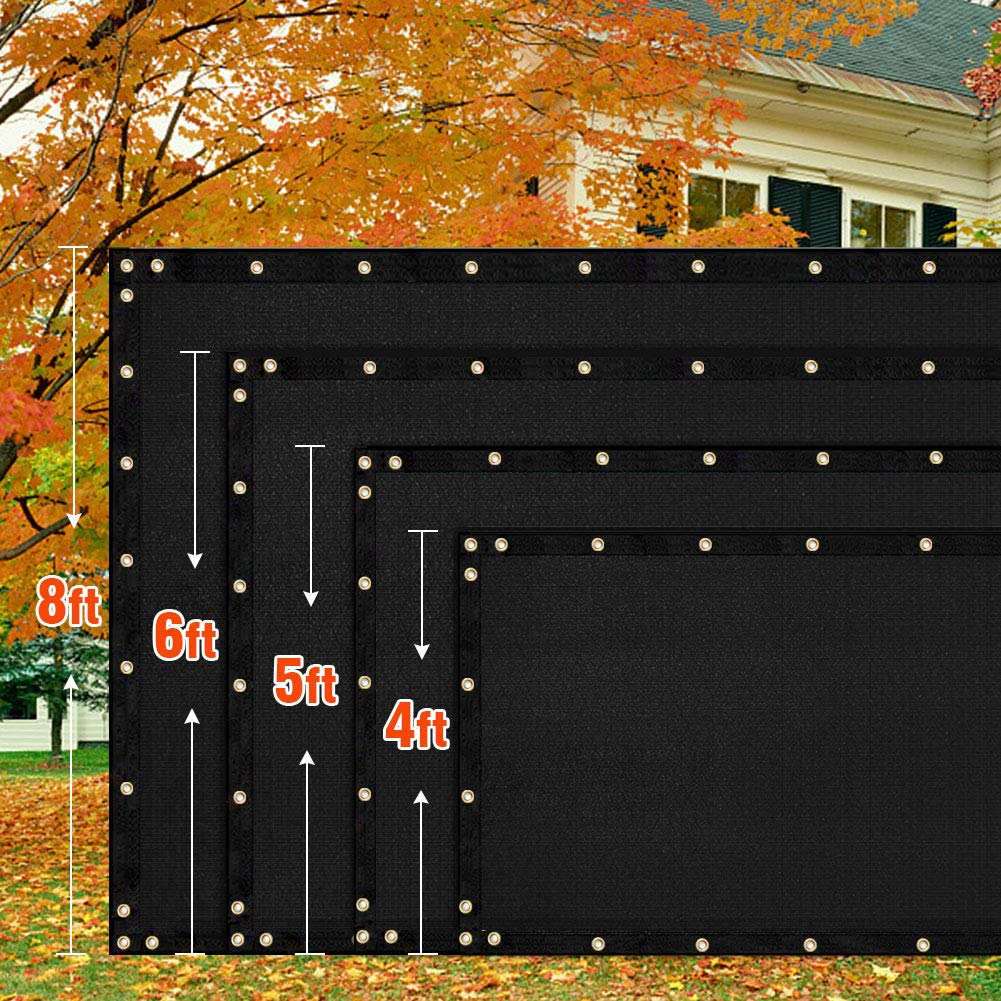 Package contents of i COVER Privacy Screen Fence with zip ties