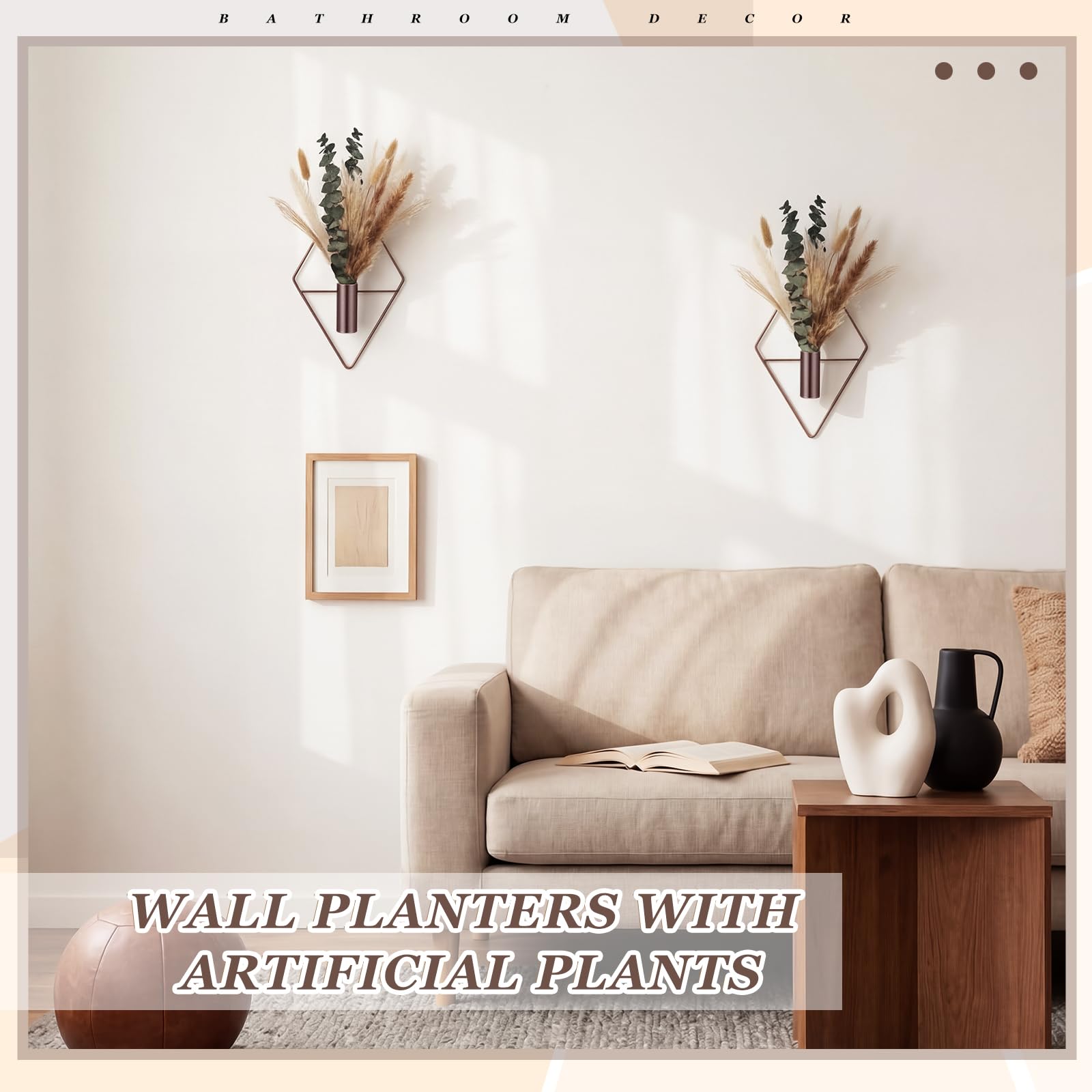 Package contents of Jexine hanging planters set