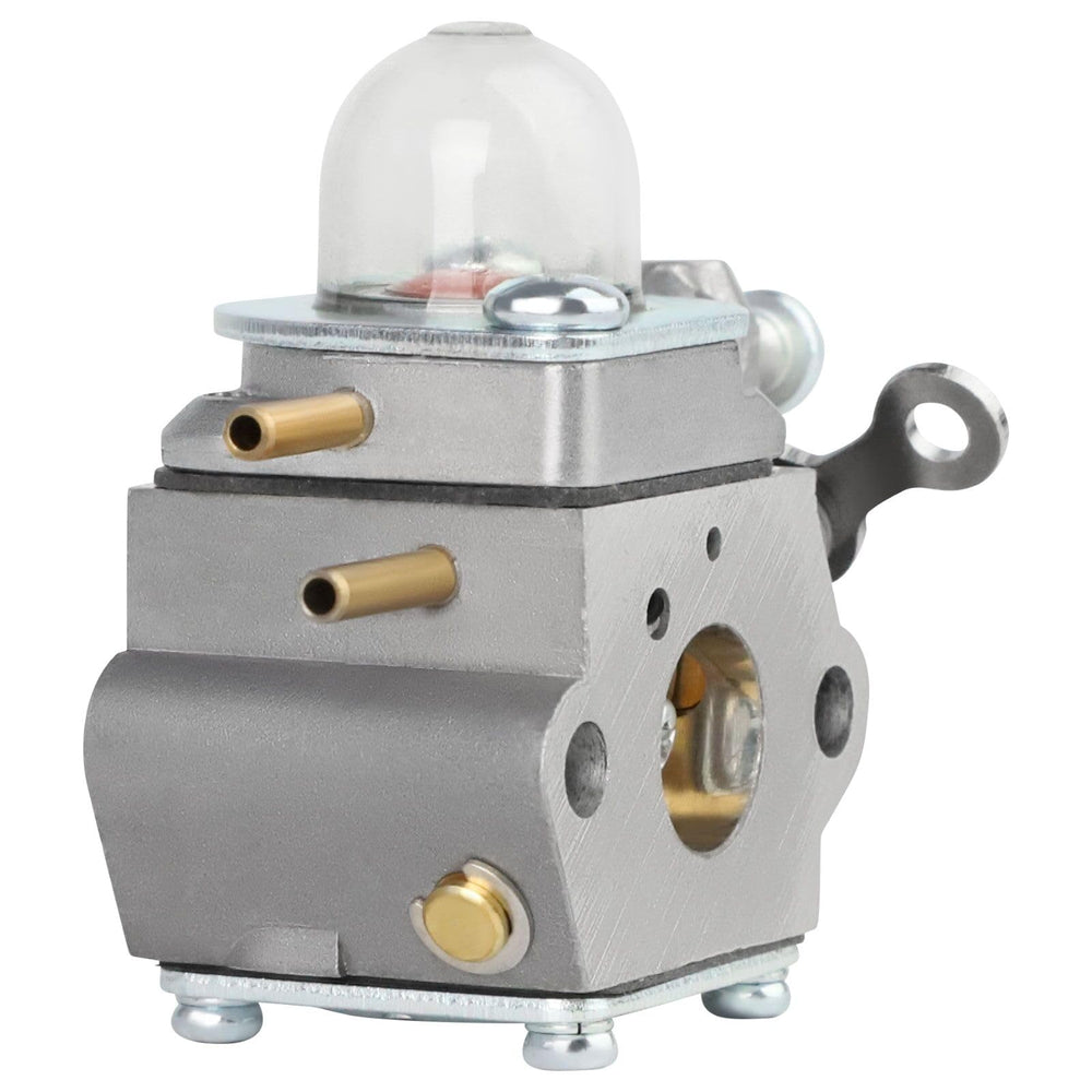 Package contents of SIMPERAC carburetor with tools and filters
