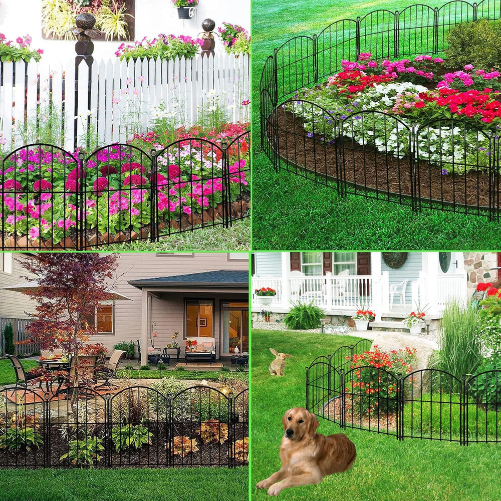 Package contents of Thrivinest Decorative Garden Fence with 10 panels