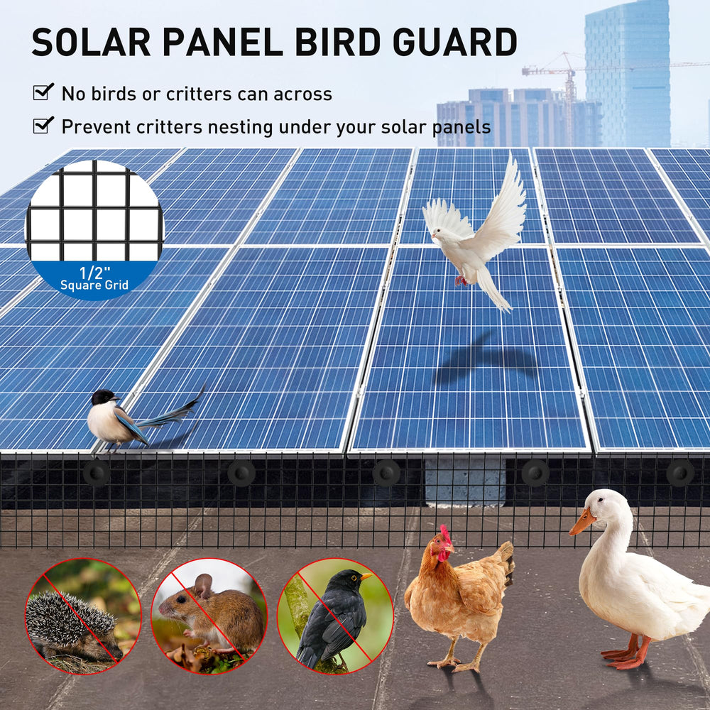 Package contents of Zapstarz Bird Guard with fasteners