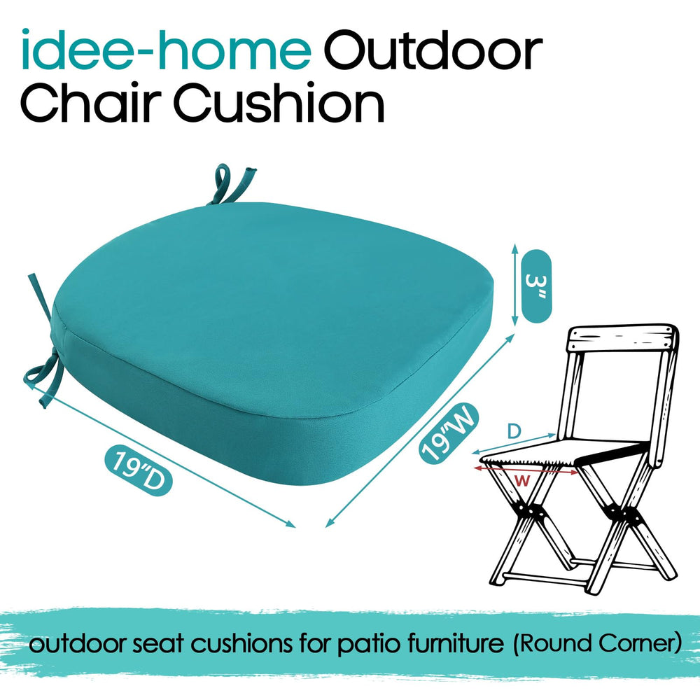 package dimensions for idee-home outdoor chair cushions