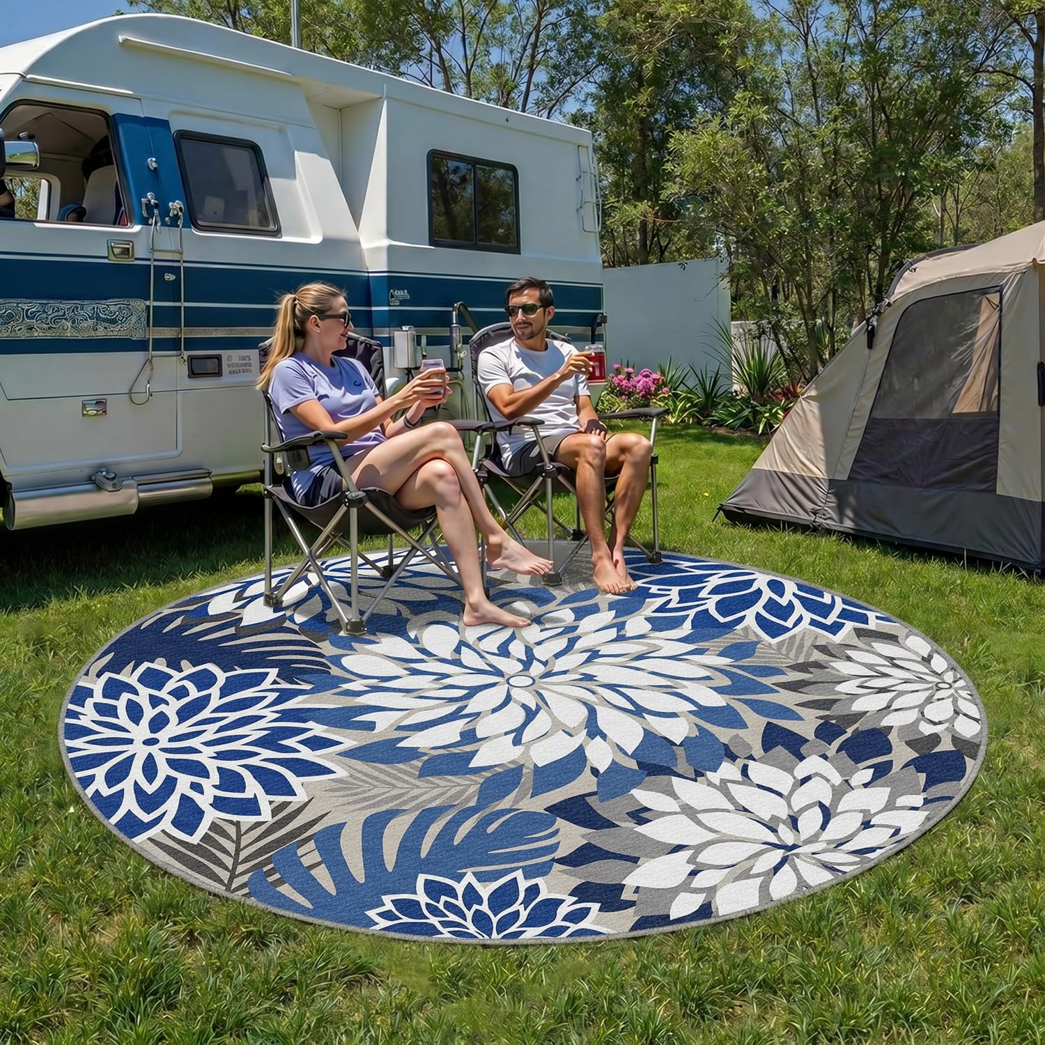 Package dimensions of Arenarug Outdoor Rug 6' round