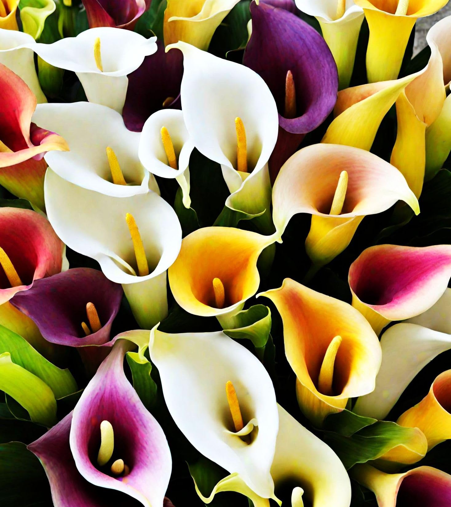 Package dimensions of Calla Lily seeds - 14.9 x 9.5 cm