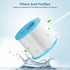 Package dimensions of Macaberry Spa Filter Replacement Cartridges