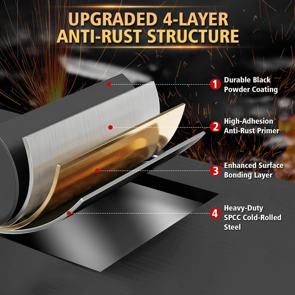 Package dimensions of QuliMetal front shelf