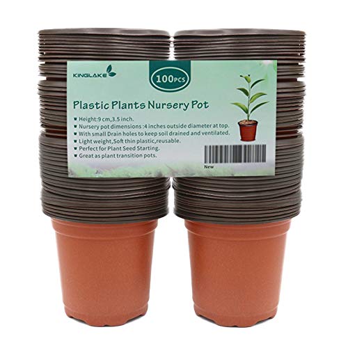 Package of 100 KINGLAKE 4-inch nursery pots