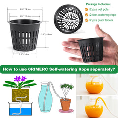 Package of 12 ORIMERC net cups for hydroponics