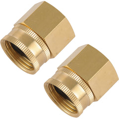 Package of 2 Sanpaint garden hose adapters with washers