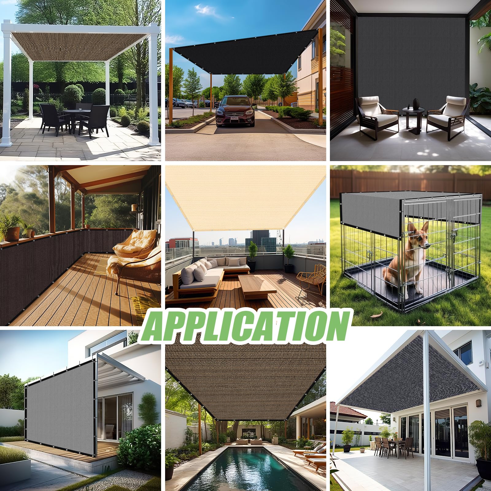 Package of BELLE DURA 90% sun shade cloth