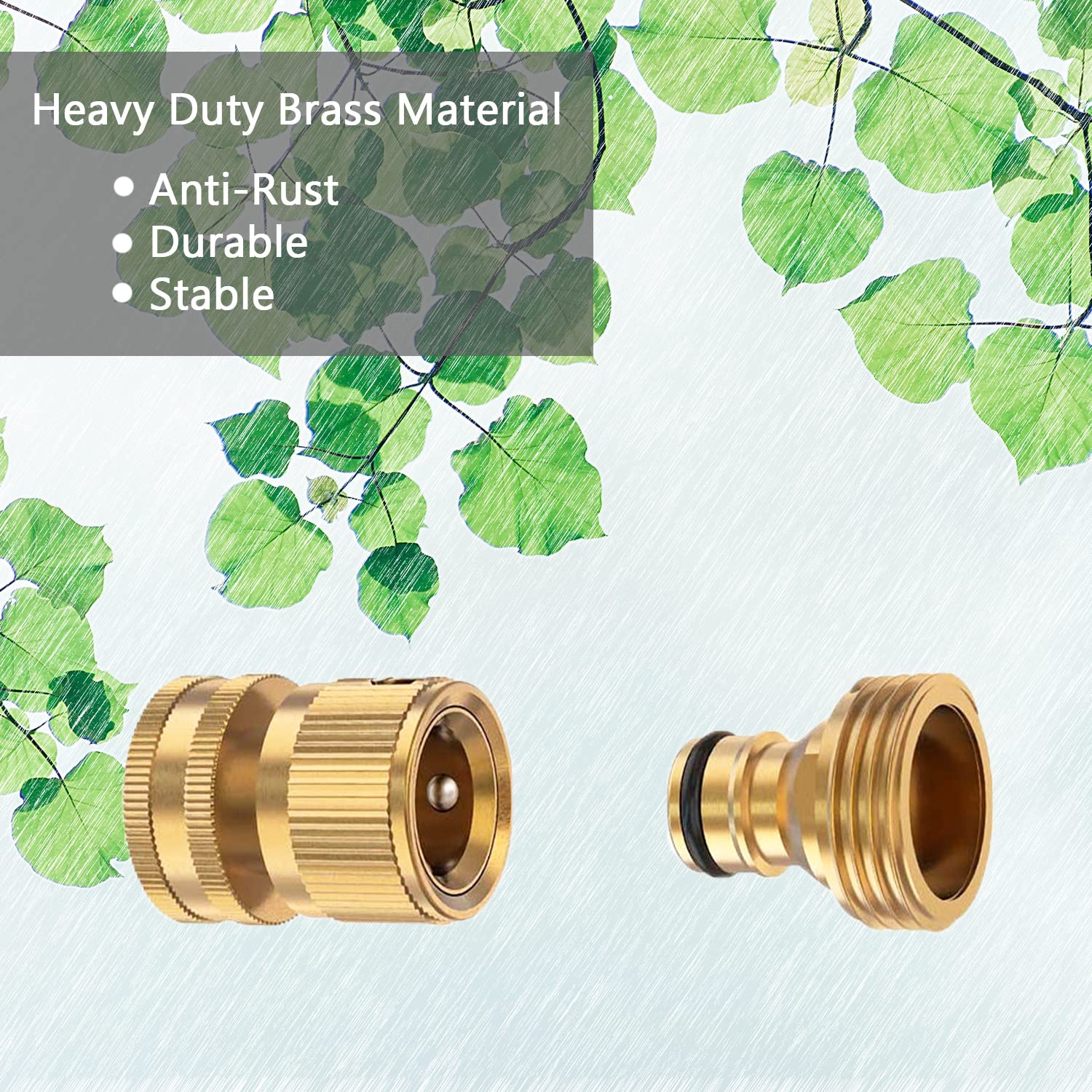 Package of BoArt Garden Hose Quick Connector Set