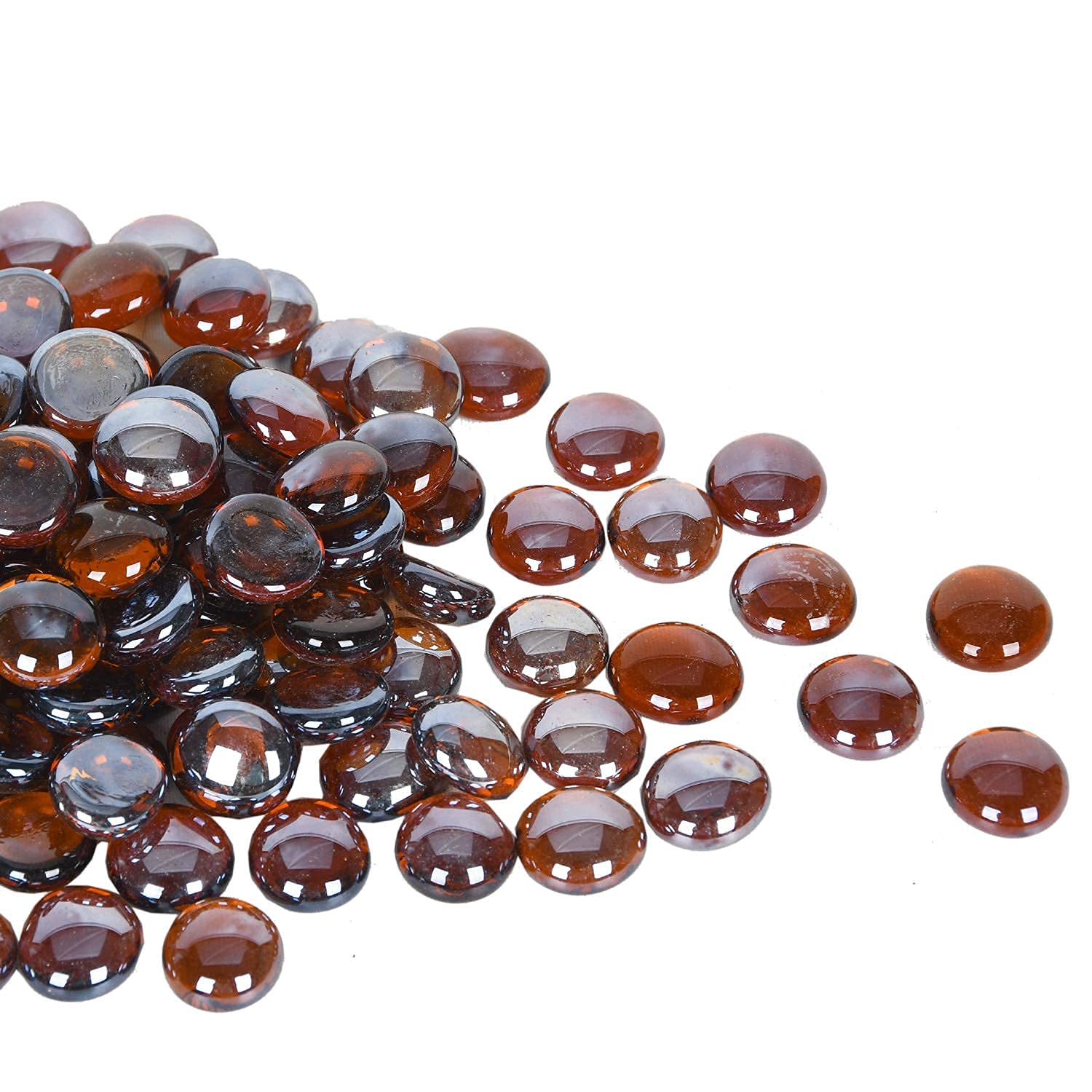 Package of GasSaf Fire Glass Beads showing dimensions
