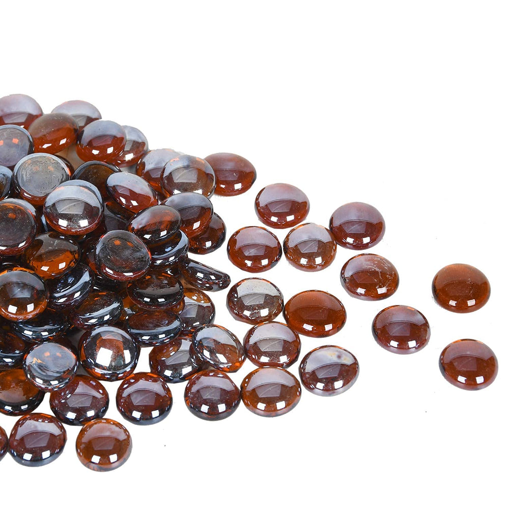 Package of GasSaf Fire Glass Beads showing dimensions