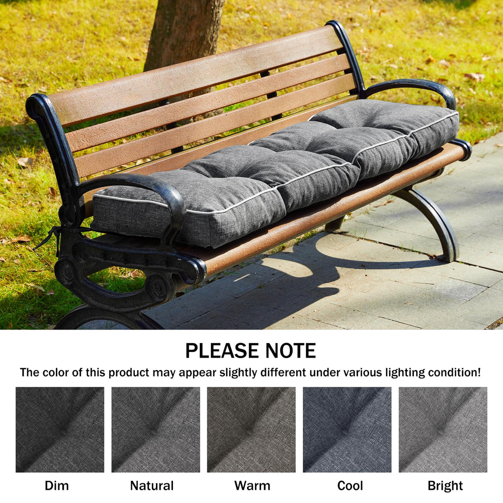 Package of IPYNBAP Bench Cushion showing dimensions