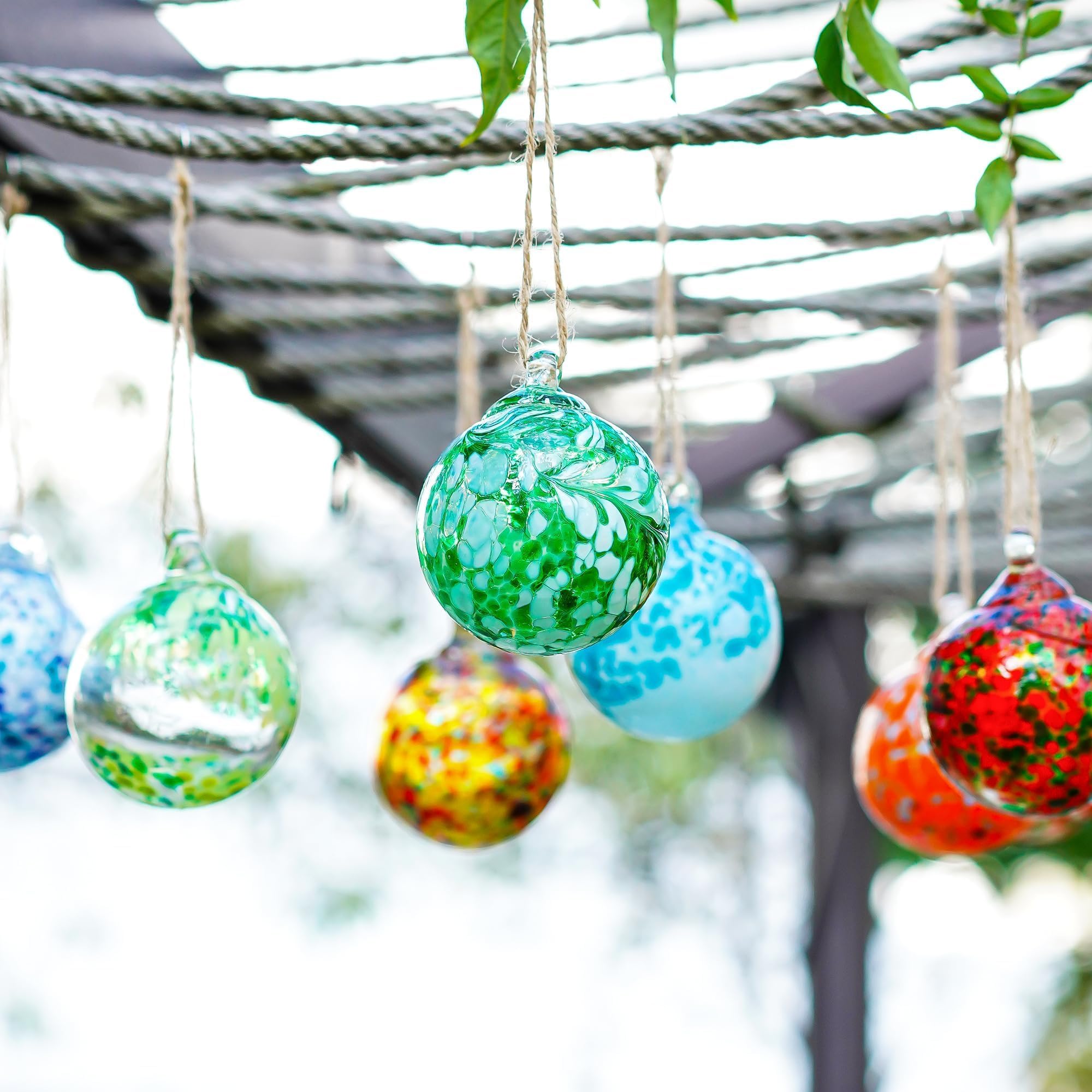 Package of KRISININE 12Pcs glass ball ornaments