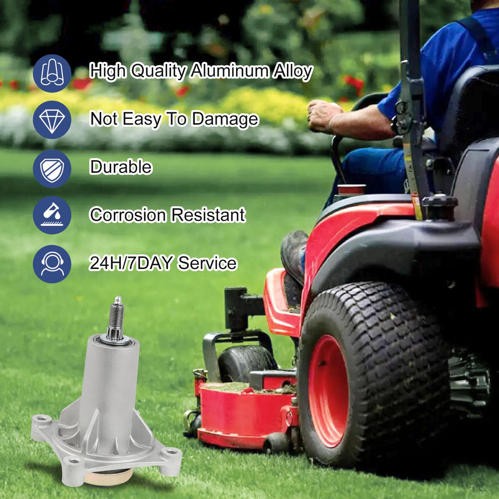 Package of MONKEMON Mower Spindle Assembly with labels