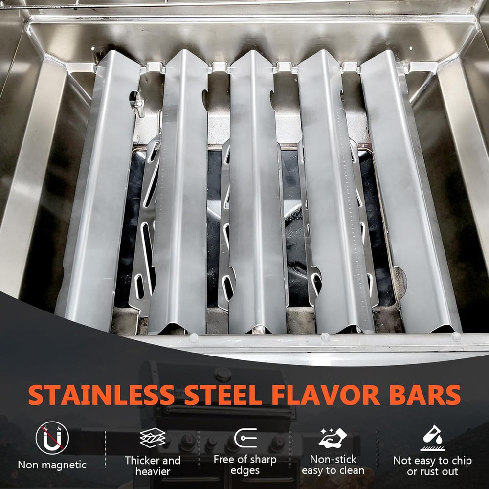 Package of QuliMetal flavorizer bars and heat deflectors