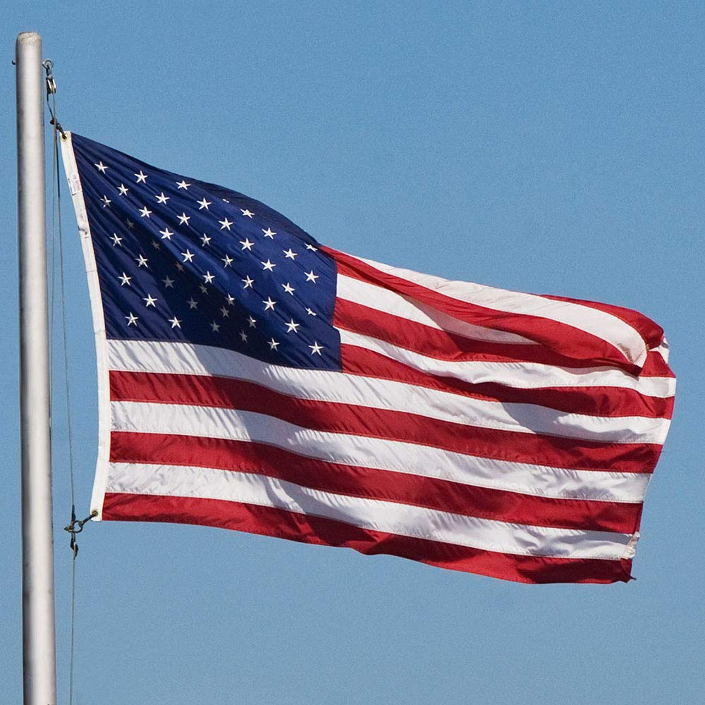 Package of SolarStar American Flag showing contents