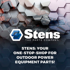 Package of Stens Starter Rope showing dimensions