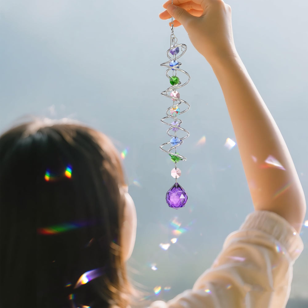 Packaged H&D HYALINE & DORA 5 Pack Crystal Suncatchers for gifting