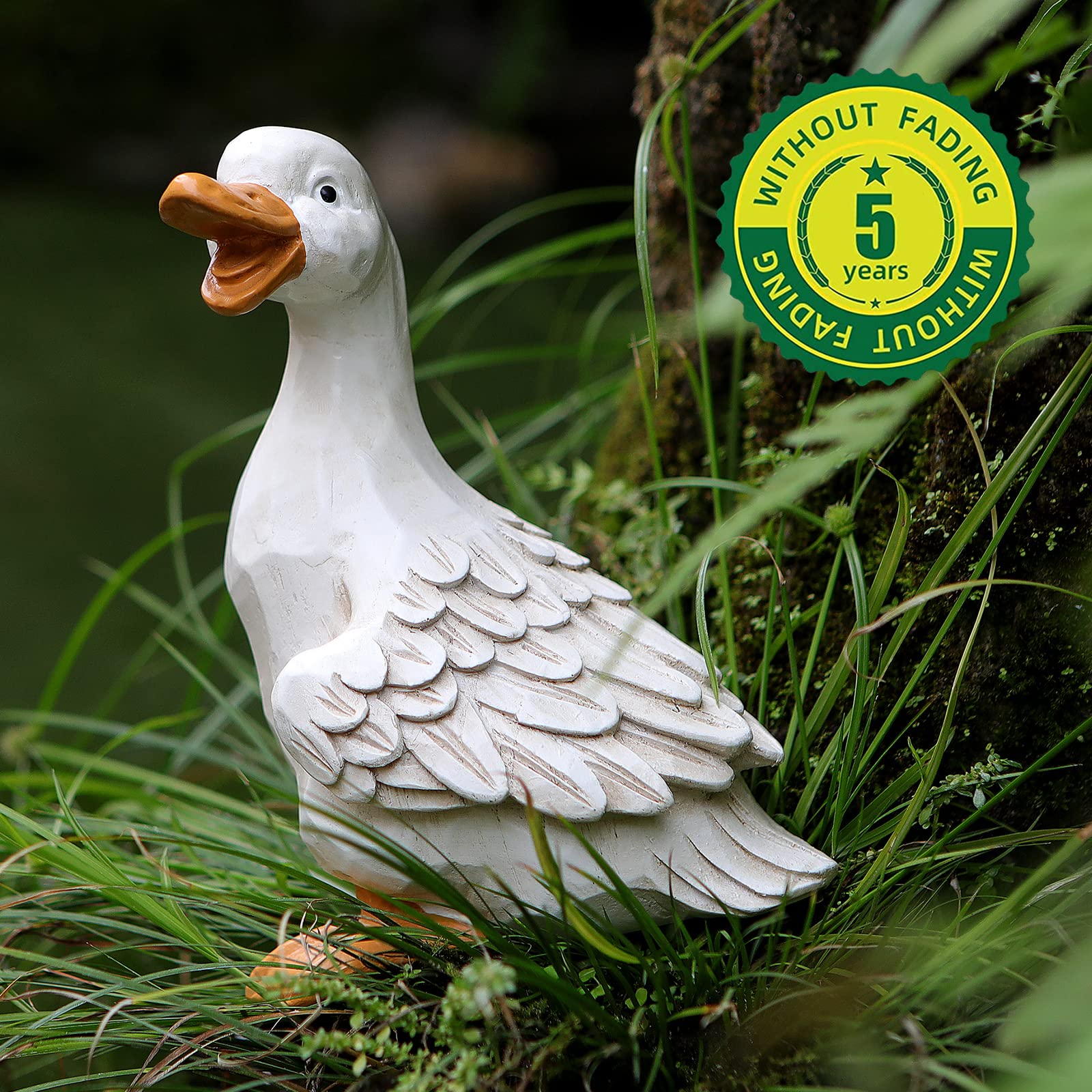 Packaged LEGIFO Duck Statues in Styrofoam container