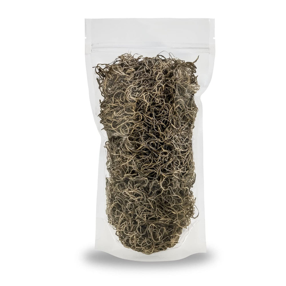 Packaged Spanish moss ready for delivery