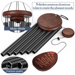 Packaged Suntimber Cardinal Memorial Wind Chimes in gift box