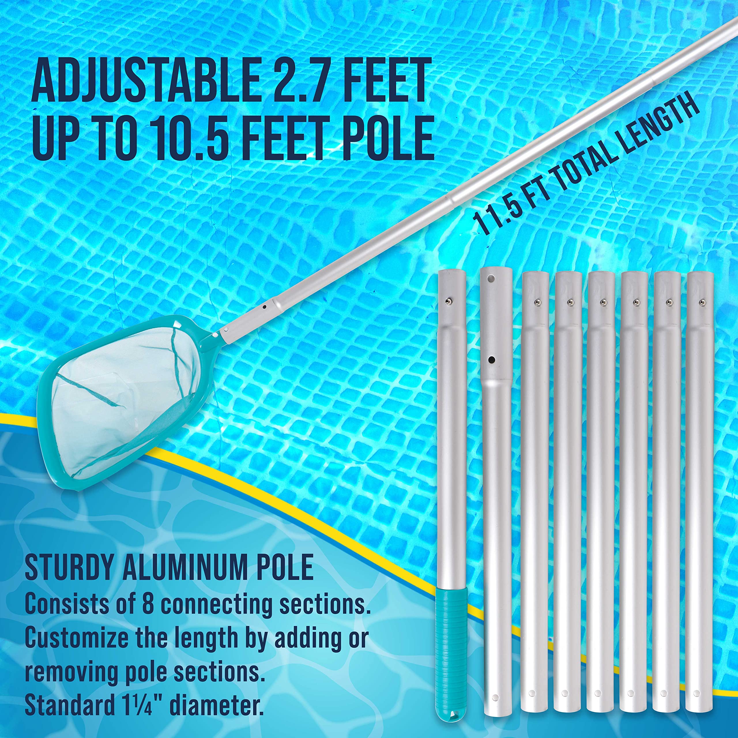 Packaged U.S. Pool Supply Leaf Skimmer Net ready for sale