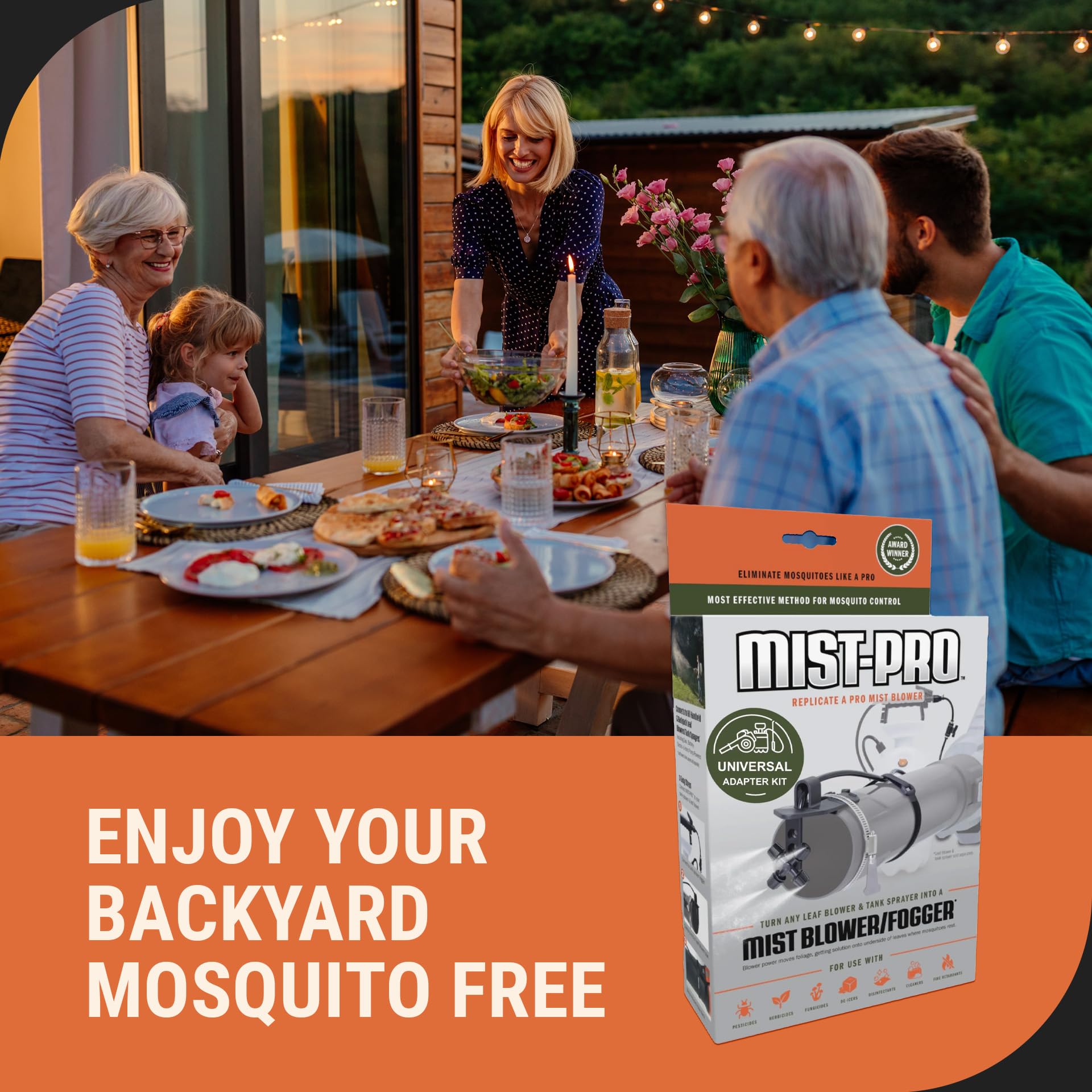 Packaging details of Mosquito Sniper System MIST-PRO Kit