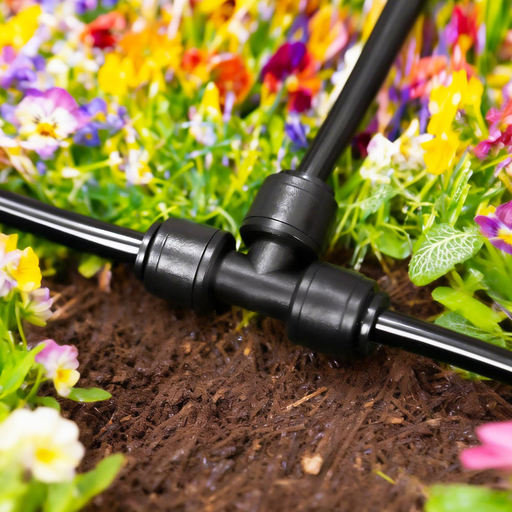 Packaging details of TTioDri 1/4 Inch Drip Irrigation Tee Fittings