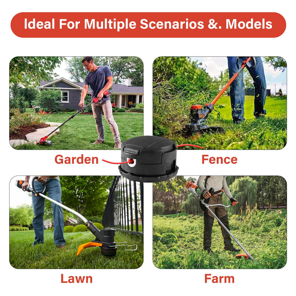 Packaging for VIABRICO 3 Pack String Trimmer Head