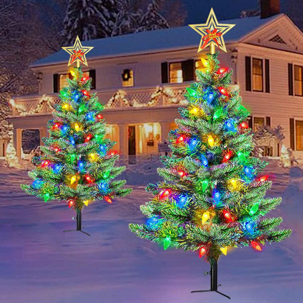 Packaging of Abkshine Solar Christmas Tree set