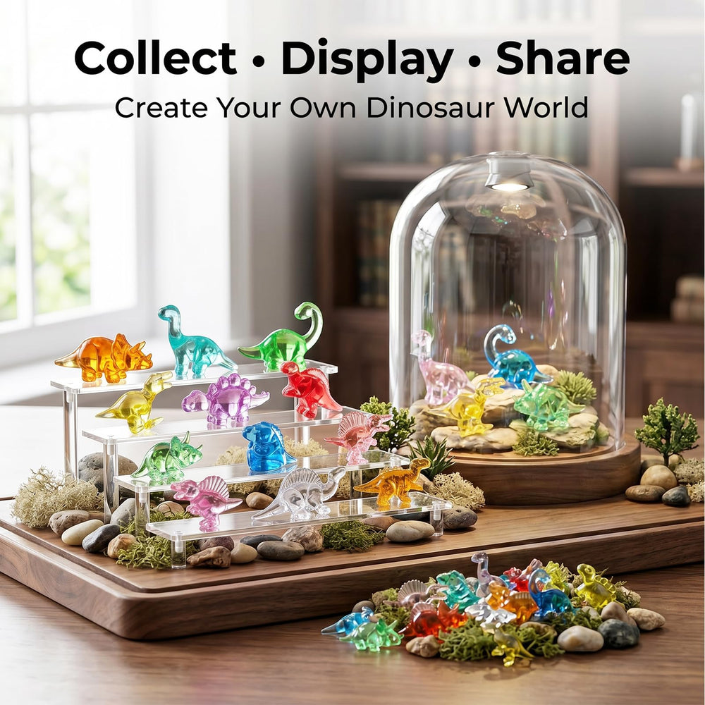 Packaging of Ainolet Mini Dinosaur Figurines bulk pack