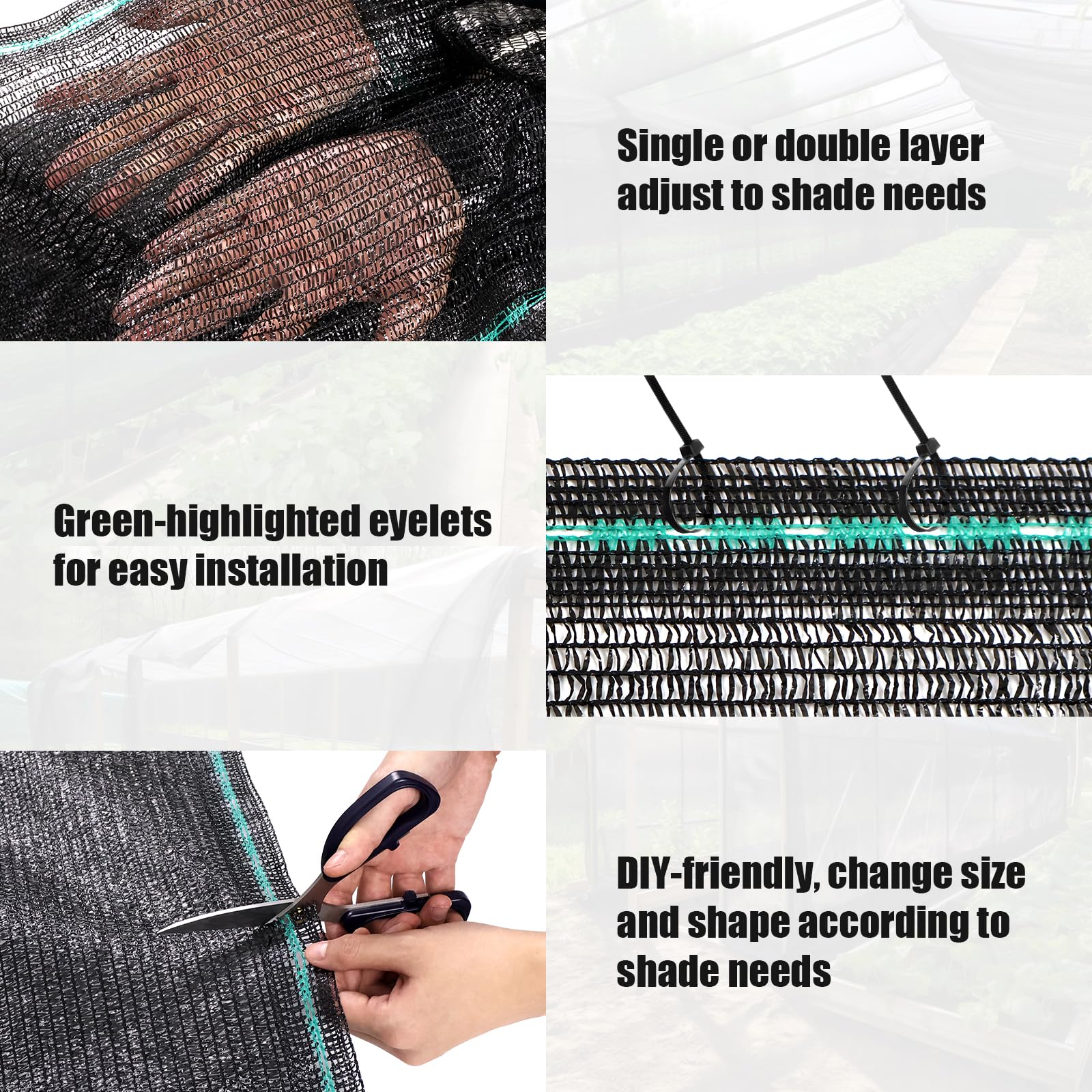Packaging of Amagenix Shade Cloth Roll folded