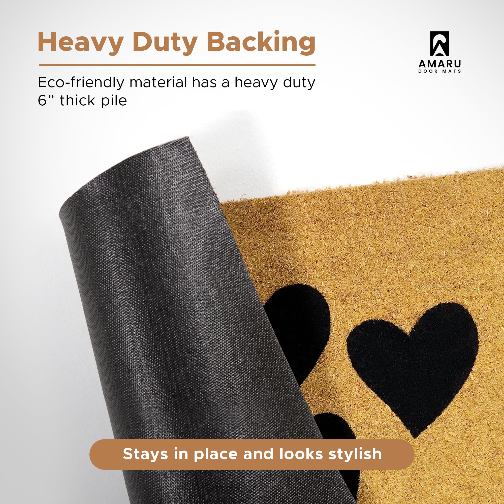 Packaging of AMARU DOOR MATS Coir Welcome Mat