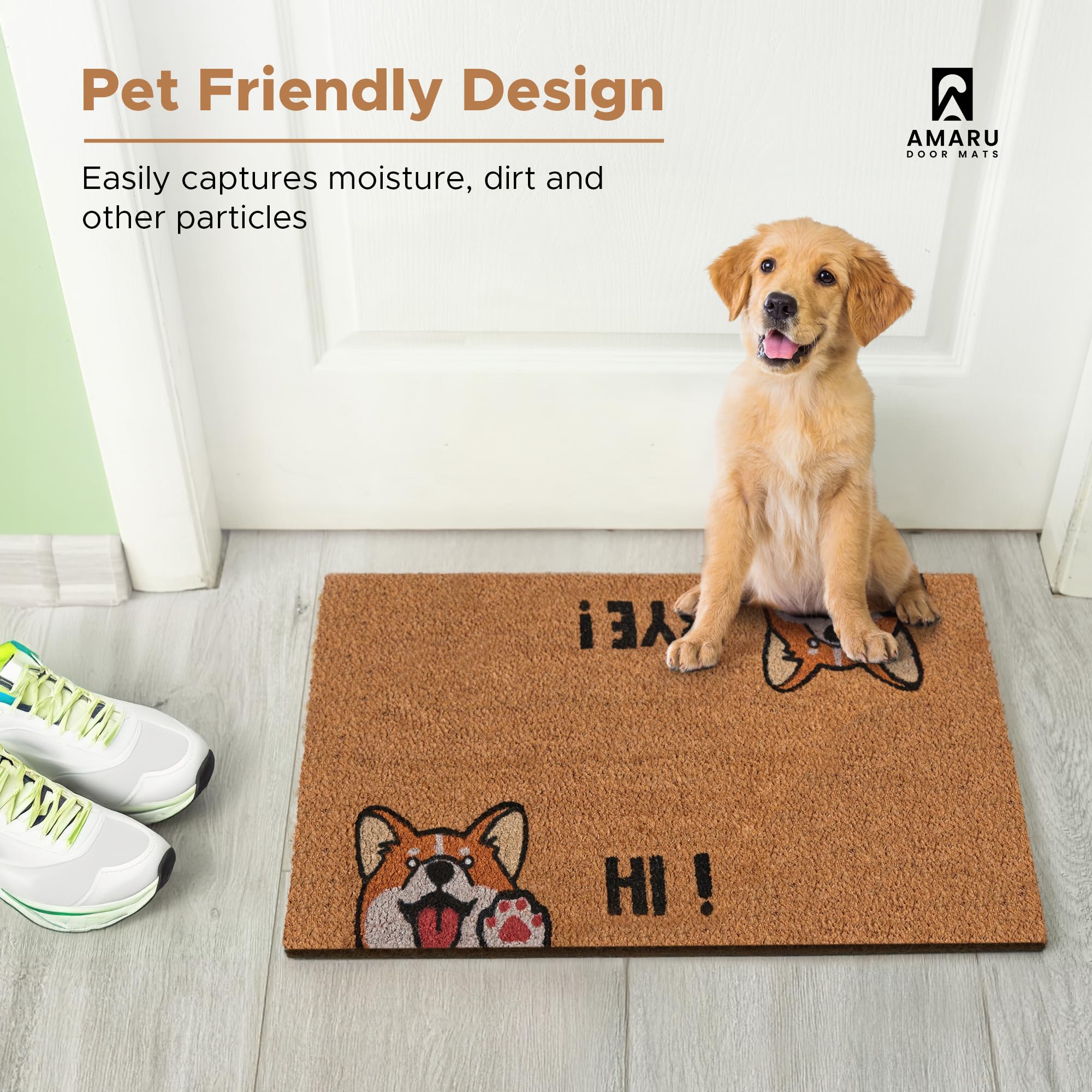 Packaging of AMARU DOOR MATS Coir Welcome Mat
