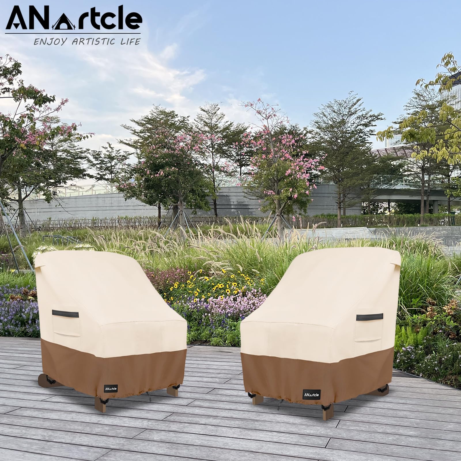 Packaging of ANartcle Adirondack Chair Covers