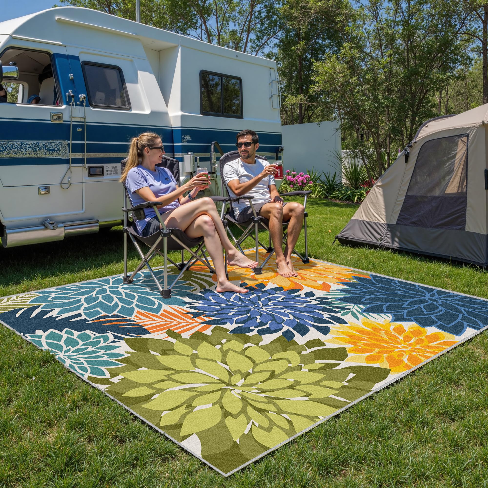 Packaging of Arenarug outdoor rug 3x5