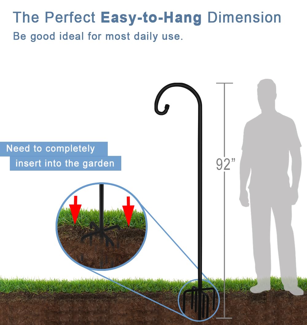 Packaging of Artigarden 92 Inch Outdoor Shepherd Hook
