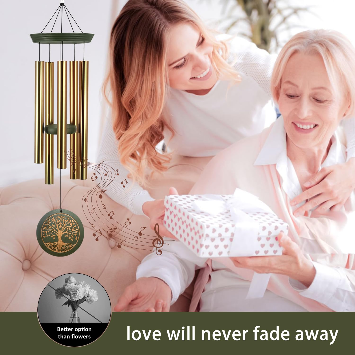 Packaging of ASTARIN Tree of Life Wind Chime