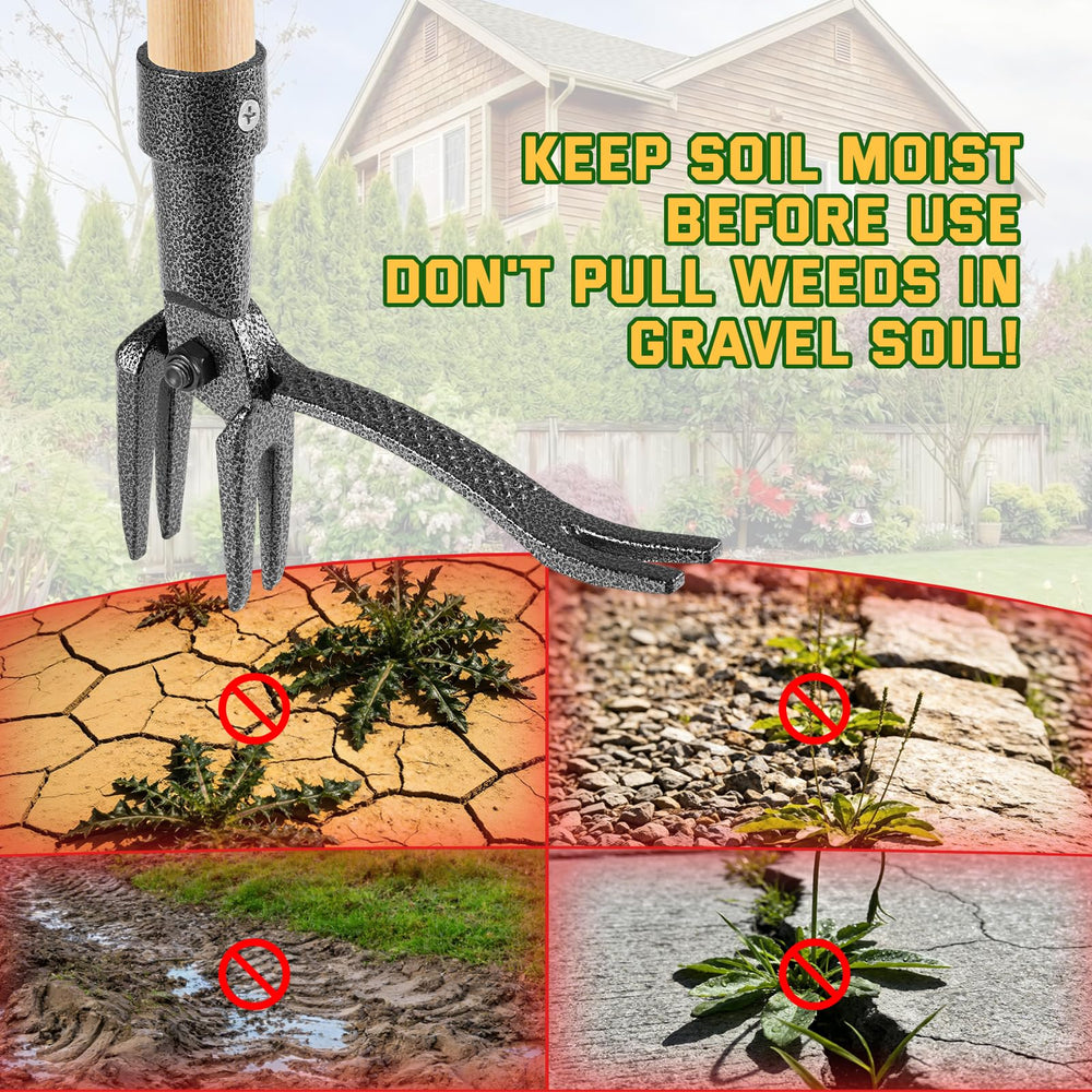 Packaging of BellaJoyz Stand Up Weed Puller Tool