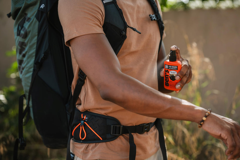 Packaging of Ben's 100 DEET Tick & Insect Repellent