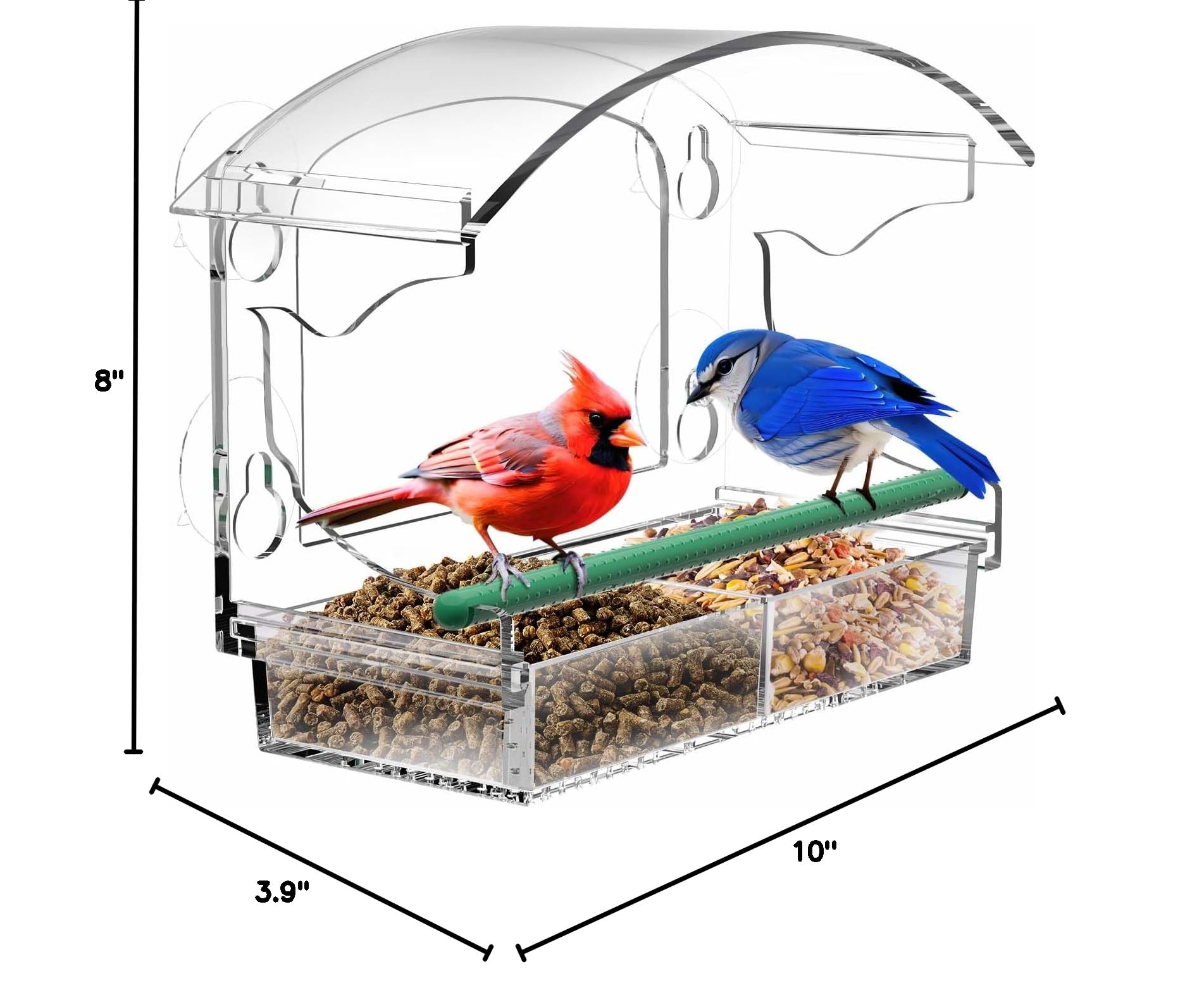 Packaging of BPYOT Clear Acrylic Window Bird Feeder
