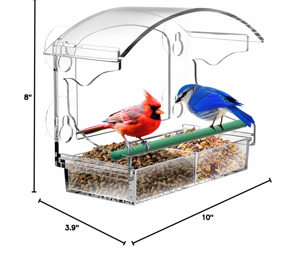 Packaging of BPYOT Clear Acrylic Window Bird Feeder