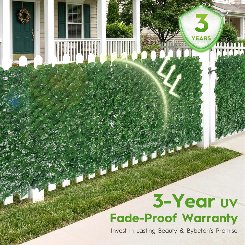 Packaging of Bybeton Artificial Ivy Privacy Fence Screen